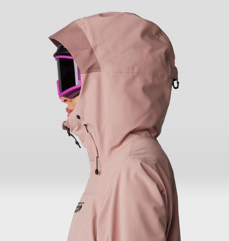 Women's Powder Maven Anorak, Color: Smoky Quartz, Smoky Quartz Vapors Print, image 7