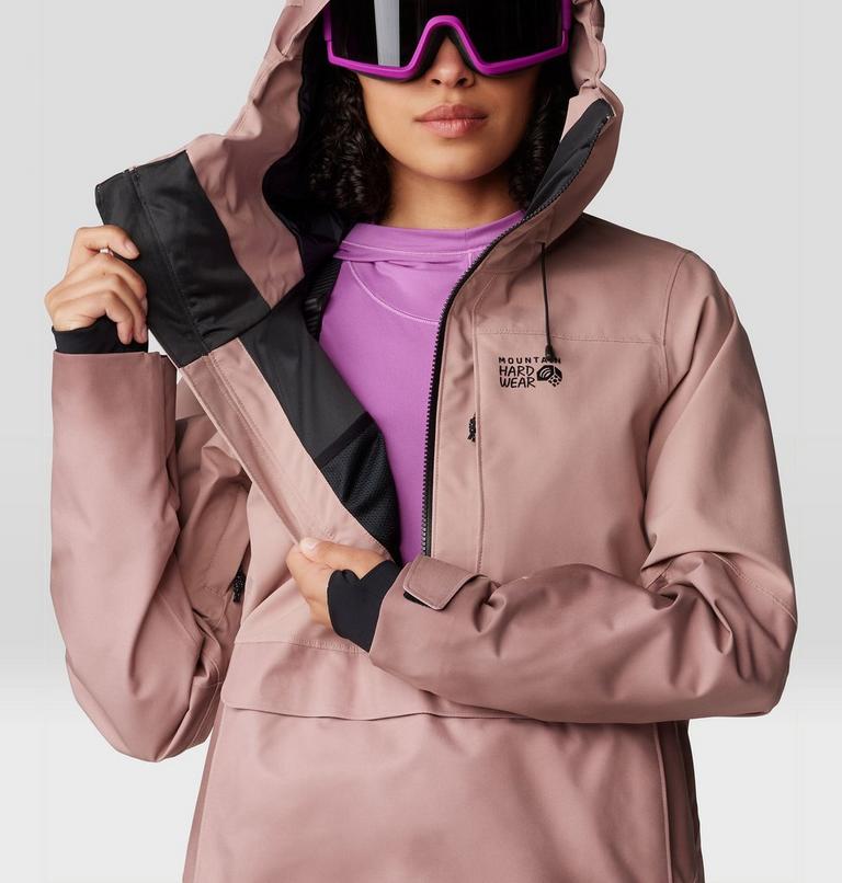 Women's Powder Maven Anorak, Color: Smoky Quartz, Smoky Quartz Vapors Print, image 8