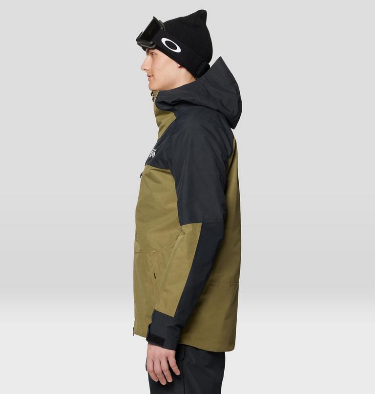 Men's Cloud Bank GORE-TEX Jacket, Color: Landslide, Black, image 3