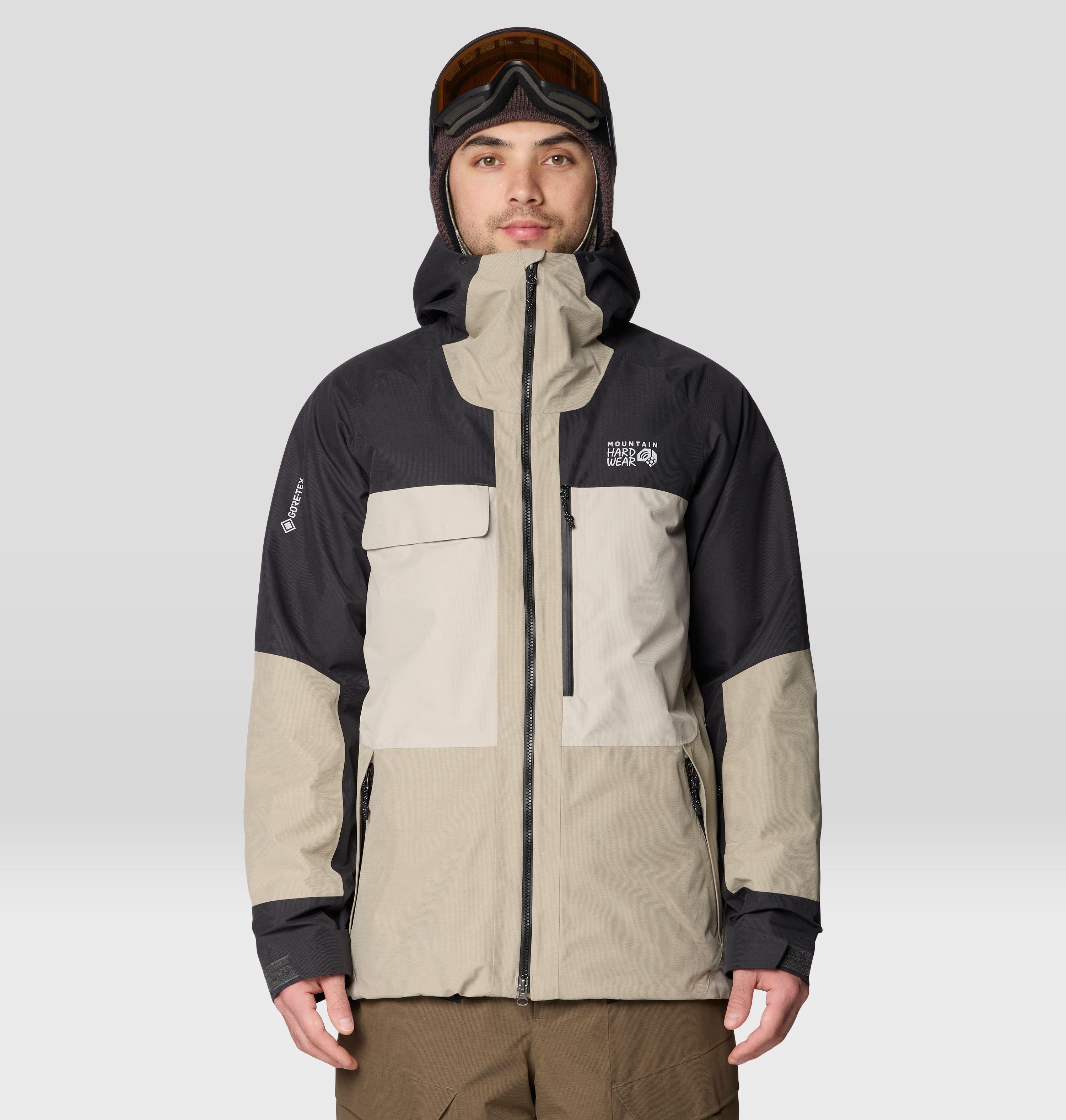 Mountain Hardwear | Men's Cloud Bank GORE-TEX Jacket, Badlands Sandblast Shark, Size XL