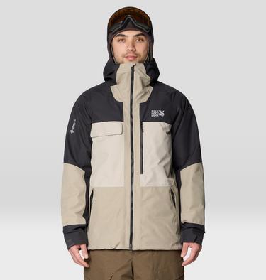 Men's Cloud Bank GORE-TEX&reg; Jacket, Color: Badlands, Sandblast, Shark, image 3