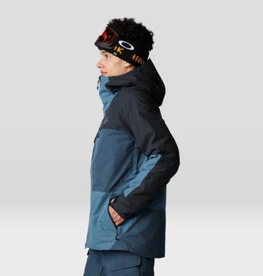 Men's Cloud Bank GORE-TEX Jacket, Color: Adriatic Blue, Moon Blue, Black, image 3