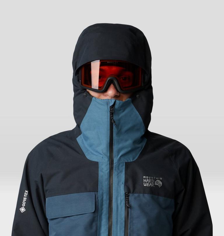 Men's Cloud Bank GORE-TEX Jacket, Color: Adriatic Blue, Moon Blue, Black, image 4