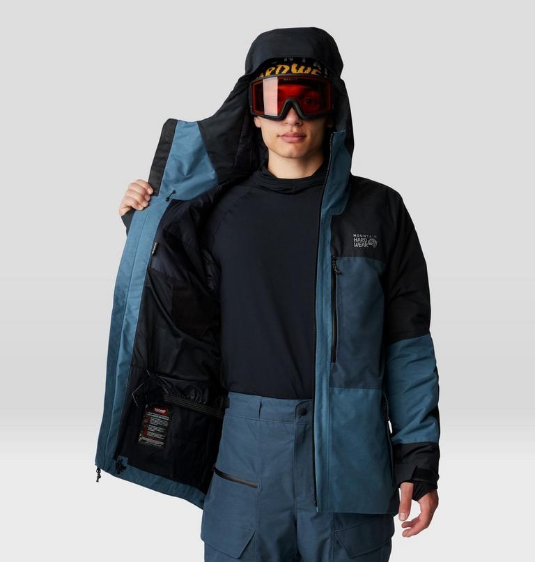 Men's Cloud Bank GORE-TEX Jacket, Color: Adriatic Blue, Moon Blue, Black, image 8