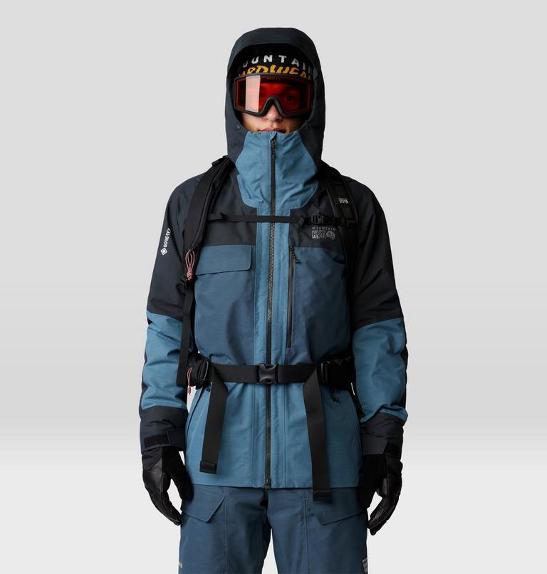 Men's Cloud Bank GORE-TEX Jacket, Color: Adriatic Blue, Moon Blue, Black, image 10