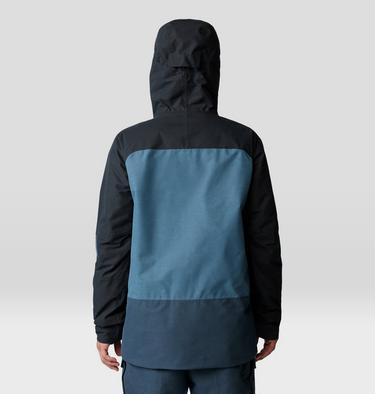 Men's Cloud Bank GORE-TEX Jacket, Color: Adriatic Blue, Moon Blue, Black, image 2