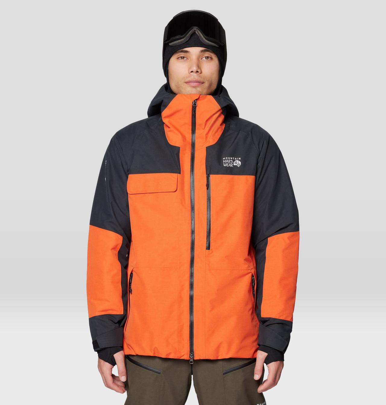 MOUNTAIN HARD WEAR スキーウェア オレンジ/カーキ Men's Cloud Bank™ GORE-TEX Jacket | Mountain Hardwear