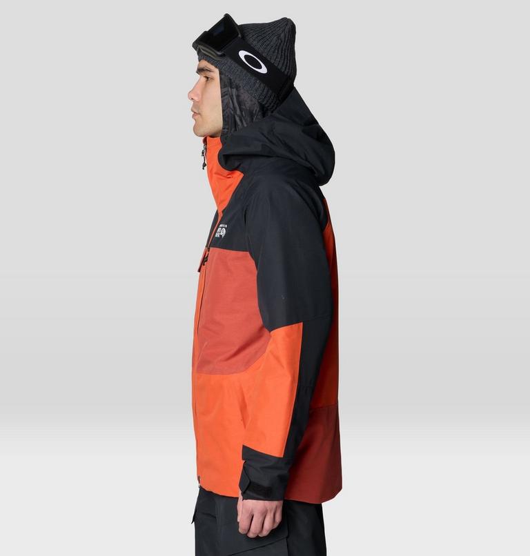 Men's Cloud Bank GORE-TEX&reg; Jacket, Color: Aspect, Mars Red, Black, image 3