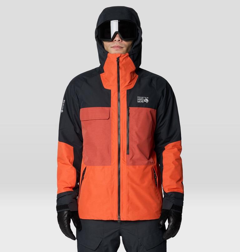 Men's Cloud Bank GORE-TEX&reg; Jacket, Color: Aspect, Mars Red, Black, image 4