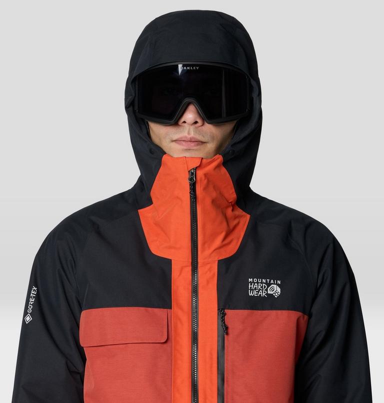 Men's Cloud Bank GORE-TEX&reg; Jacket, Color: Aspect, Mars Red, Black, image 5