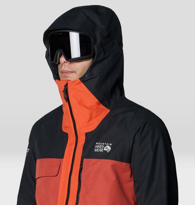 Men's Cloud Bank GORE-TEX&reg; Jacket, Color: Aspect, Mars Red, Black, image 6