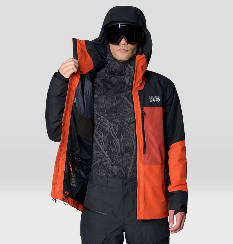 Men's Cloud Bank GORE-TEX&reg; Jacket, Color: Aspect, Mars Red, Black, image 8