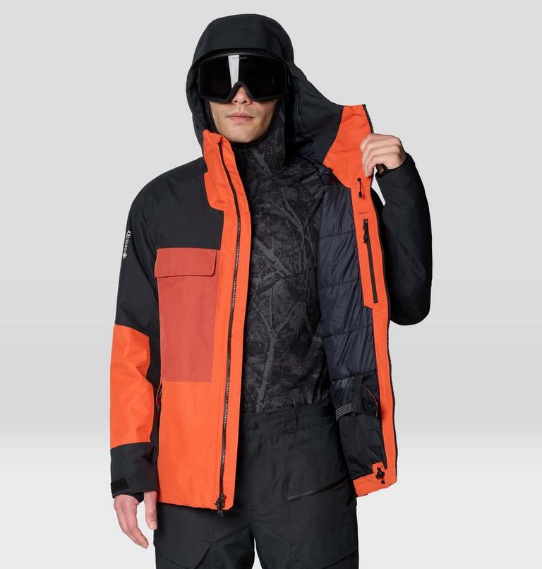 Men's Cloud Bank GORE-TEX&reg; Jacket, Color: Aspect, Mars Red, Black, image 9