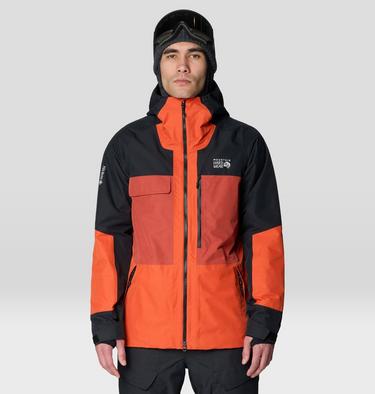 Men's Cloud Bank GORE-TEX&reg; Jacket, Color: Aspect, Mars Red, Black, image 5