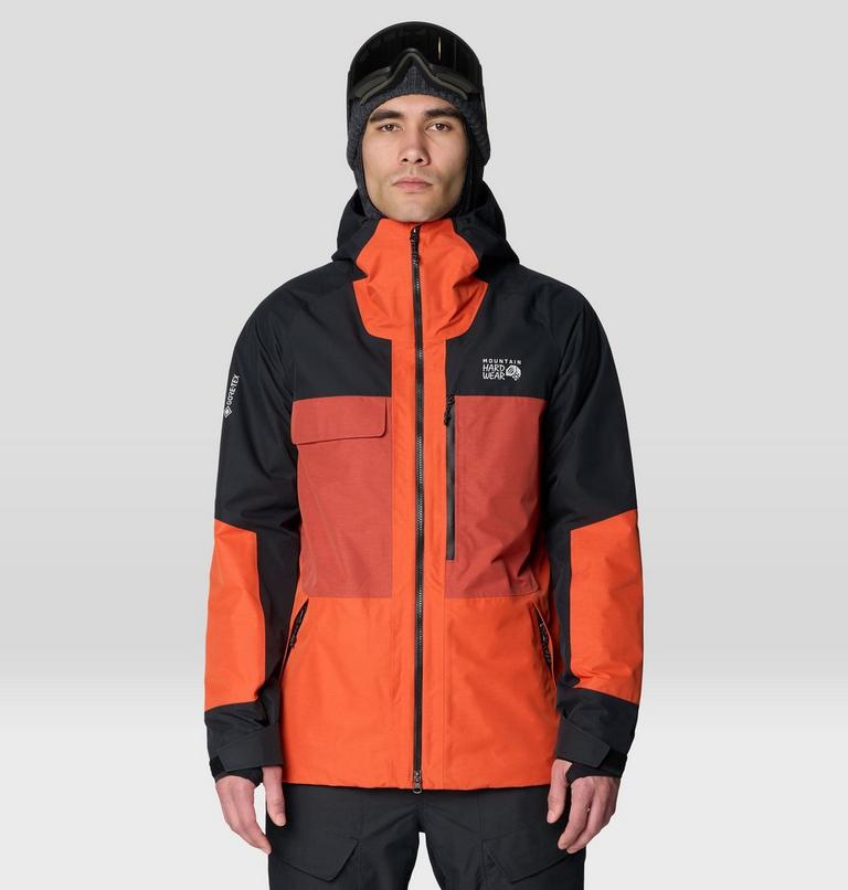 Men's Cloud Bank GORE-TEX&reg; Jacket, Color: Aspect, Mars Red, Black, image 1