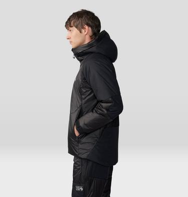Men's Compressor Alpine Hooded Jacket, Color: Black, image 7