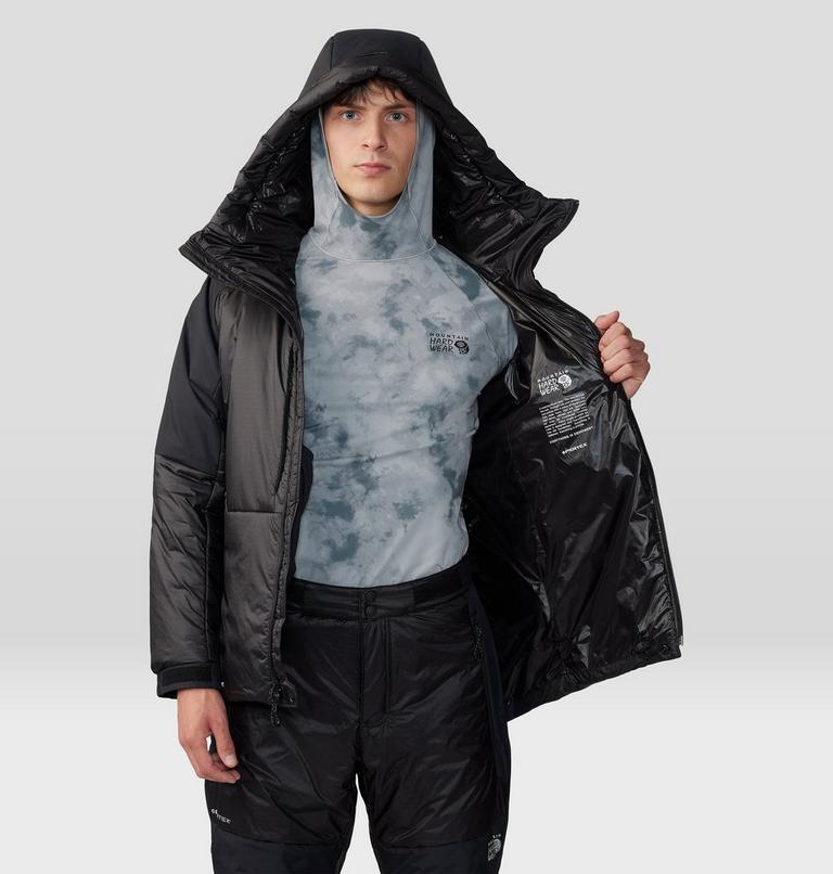 Men's Compressor Alpine Hooded Jacket, Color: Black, image 9