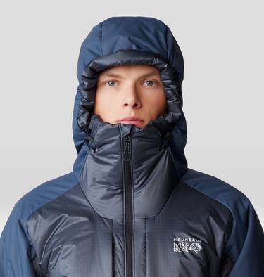 Men's Compressor Alpine Hooded Jacket, Color: Blue Slate, image 4
