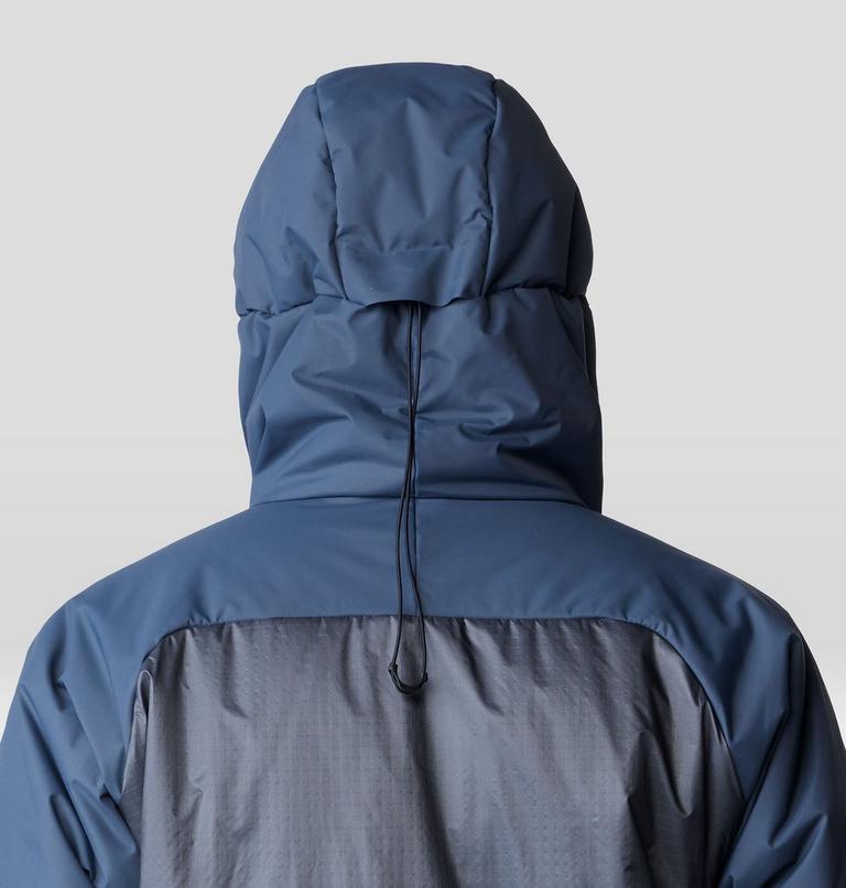 Men's Compressor Alpine Hooded Jacket, Color: Blue Slate, image 8