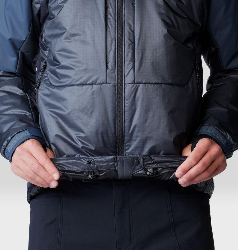 Men's Compressor Alpine Hooded Jacket, Color: Blue Slate, image 9