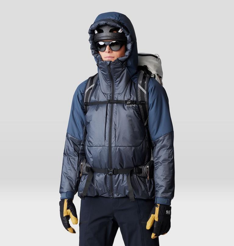 Men's Compressor Alpine Hooded Jacket, Color: Blue Slate, image 11