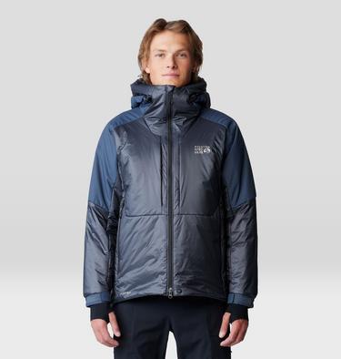 Men's Compressor Alpine Hooded Jacket, Color: Blue Slate, image 1