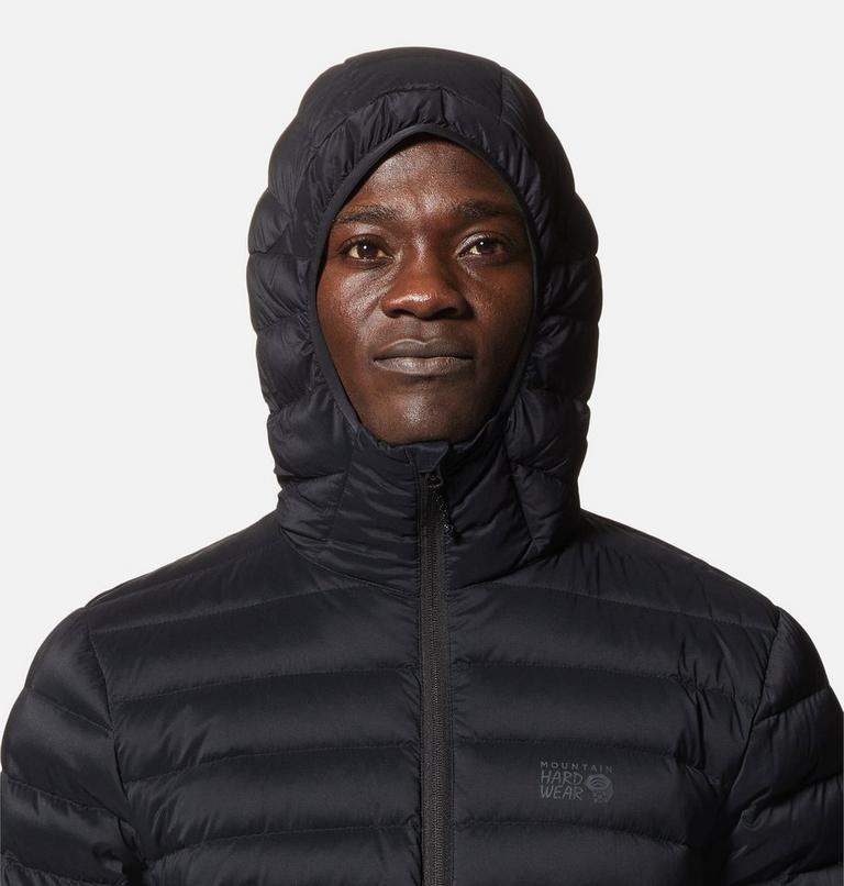 Doudoune zippée à capuche Deloro, Color: Black, image 4
