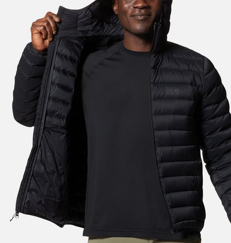 Doudoune zippée à capuche Deloro, Color: Black, image 7