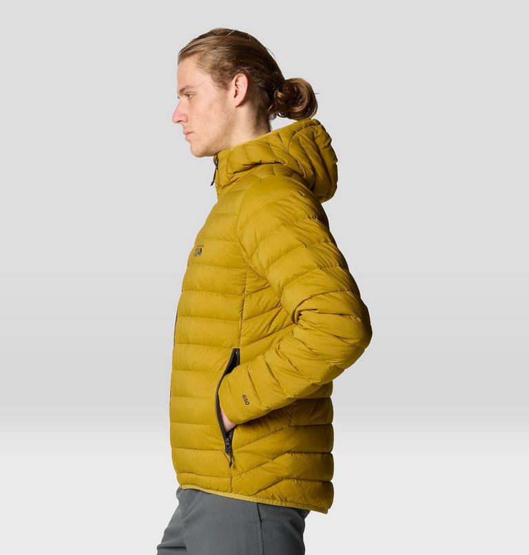 Men's Deloro Down Full Zip Hoody, Color: Dark Bolt, image 3