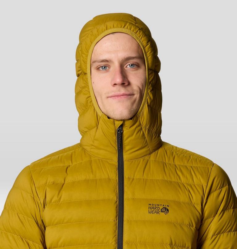 Men's Deloro Down Full Zip Hoody, Color: Dark Bolt, image 4