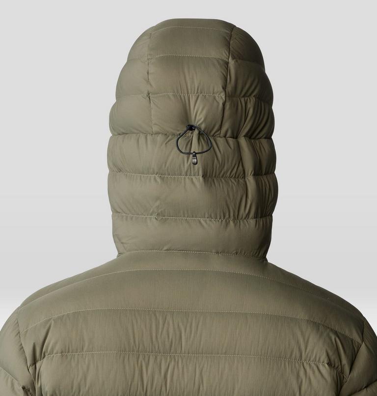 Men's Deloro Down Full Zip Hoody, Color: Stone Green, image 6