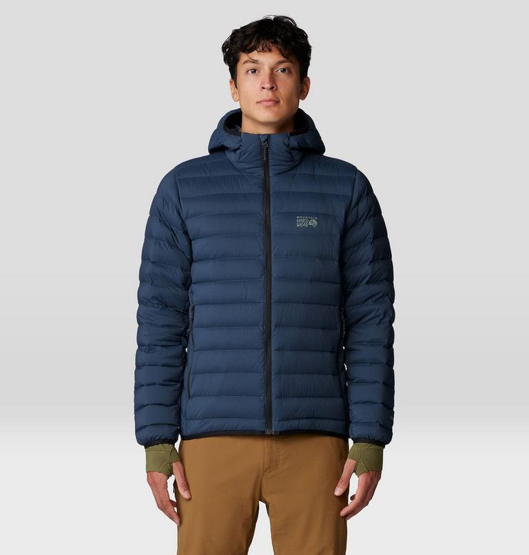 Doudoune zippée à capuche Deloro, Color: Moon Blue, image 6