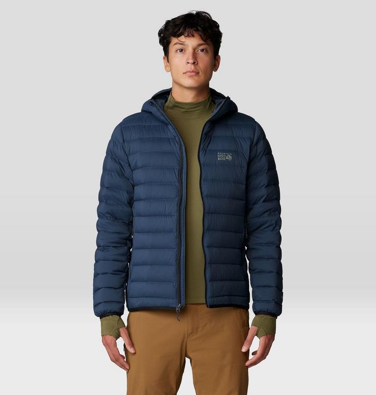 Doudoune zippée à capuche Deloro, Color: Moon Blue, image 7