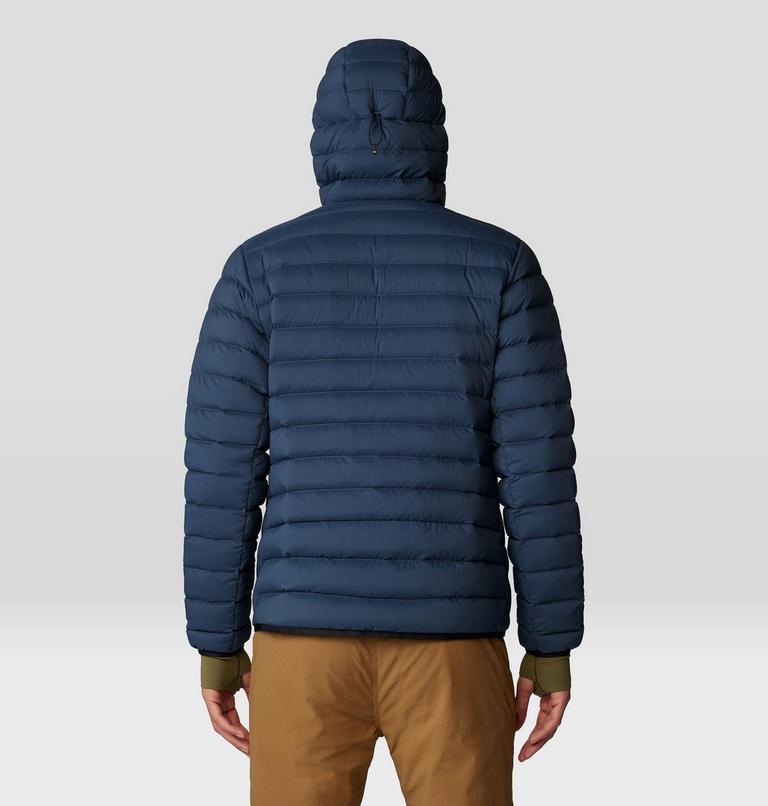 Doudoune zippée à capuche Deloro, Color: Moon Blue, image 2