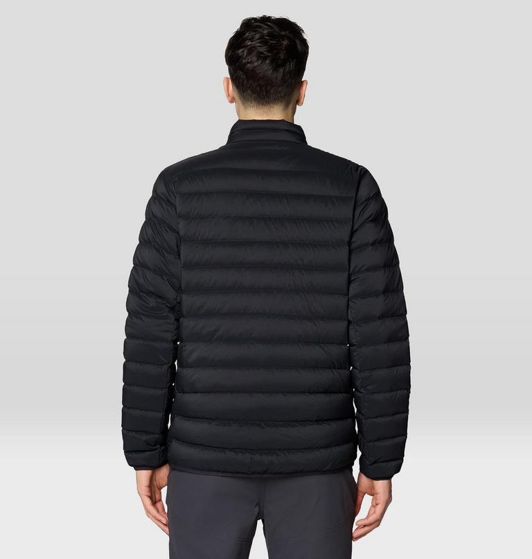 Men's Deloro Down Jacket, Color: Black, image 2