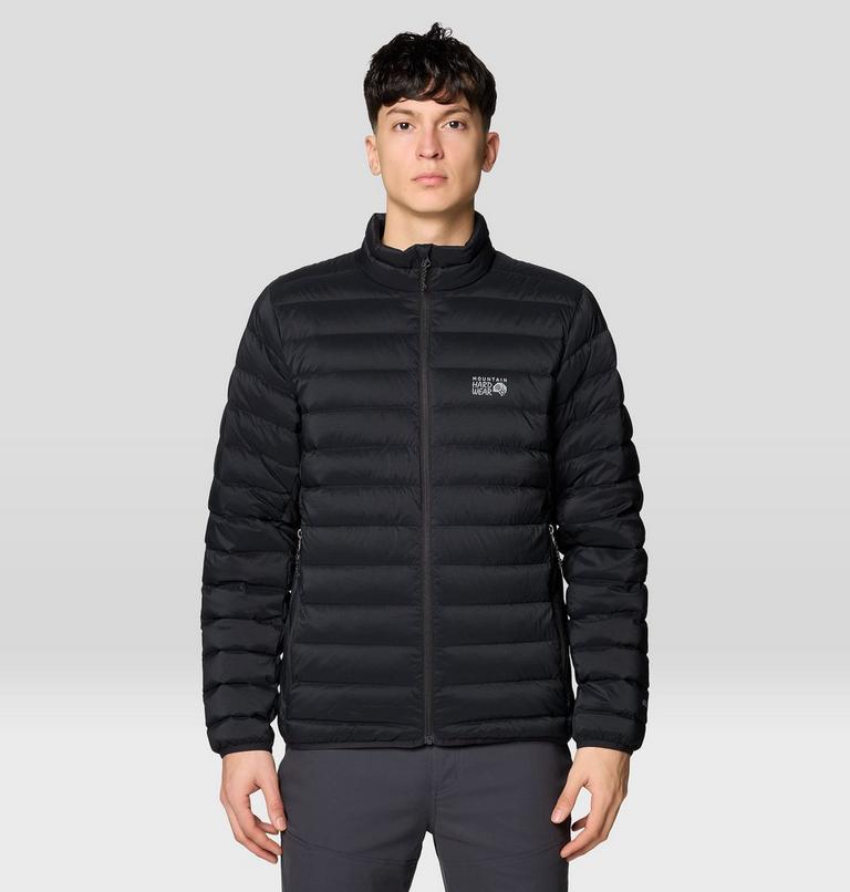 Men's Deloro Down Jacket, Color: Black, image 1