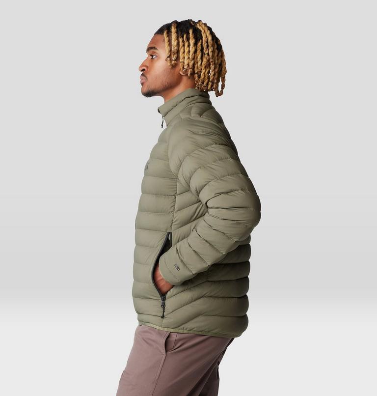 Men's Deloro Down Jacket, Color: Stone Green, image 3