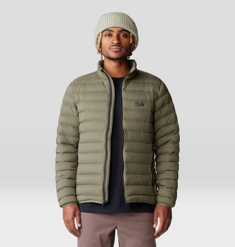 Men's Deloro Down Jacket, Color: Stone Green, image 7