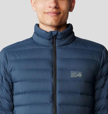 Men's Deloro Down Jacket, Color: Moon Blue, image 8