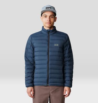 Men's Deloro Down Jacket, Color: Moon Blue, image 5
