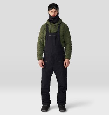 Men's First Tracks Bib, Color: Black, image 5