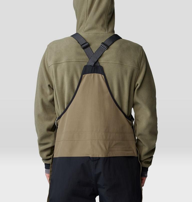 Men's First Tracks Bib, Color: Stone Green, image 6