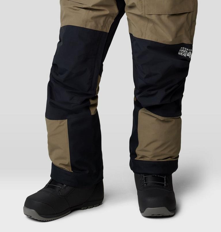 Men's First Tracks Bib, Color: Stone Green, image 7