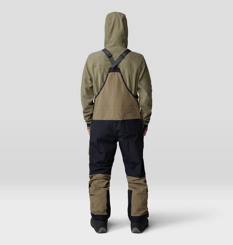 Men's First Tracks Bib, Color: Stone Green, image 3