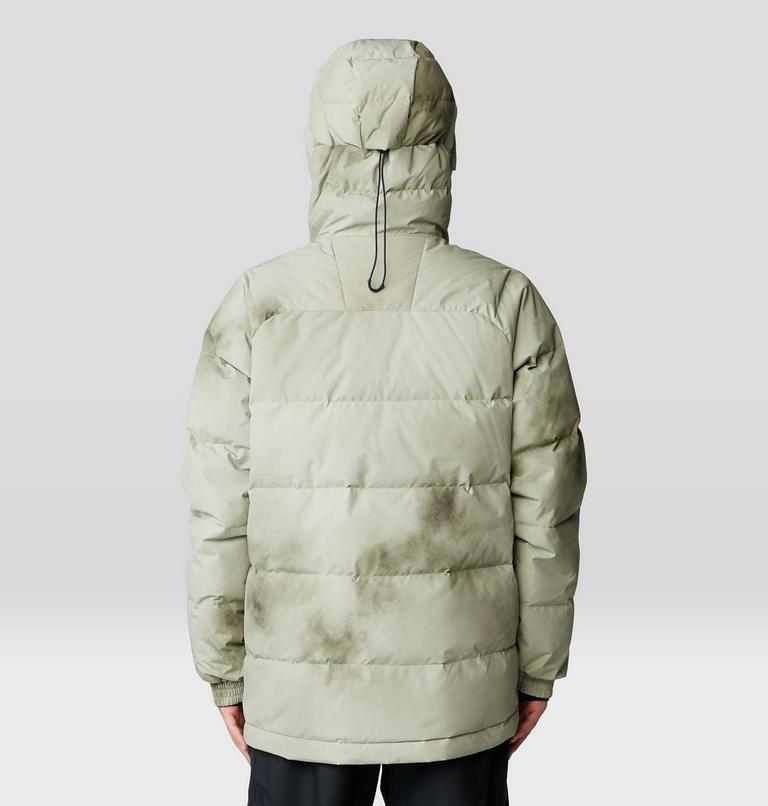 Men's First Tracks Down Jacket, Color: Mantis Green, Black, image 2