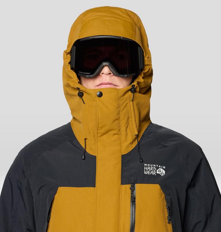 Men's First Tracks Insulated Jacket, Color: Olive Gold, Black, image 7