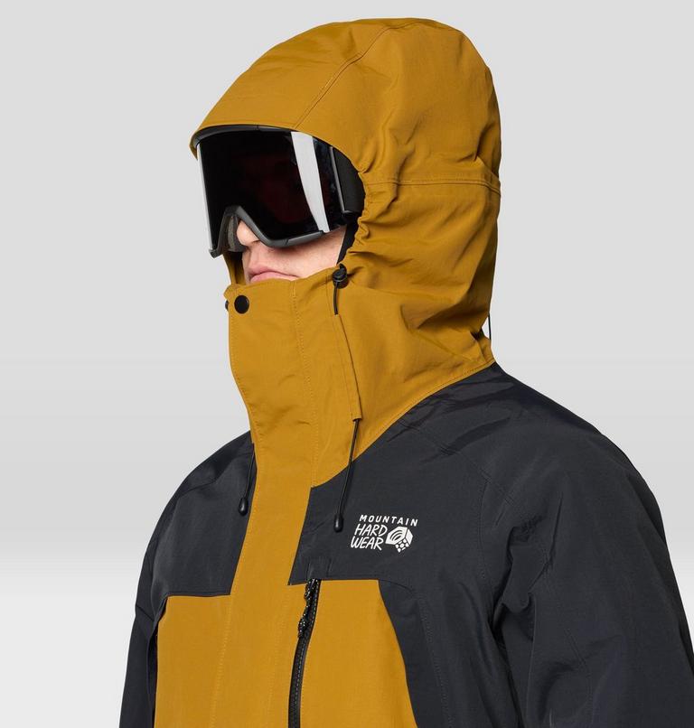 Men's First Tracks Insulated Jacket, Color: Olive Gold, Black, image 8