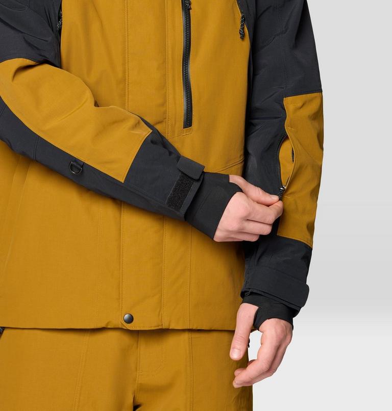 Men's First Tracks Insulated Jacket, Color: Olive Gold, Black, image 12