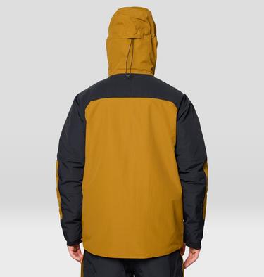 Men's First Tracks Insulated Jacket, Color: Olive Gold, Black, image 8