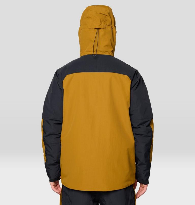 Men's First Tracks Insulated Jacket, Color: Olive Gold, Black, image 4